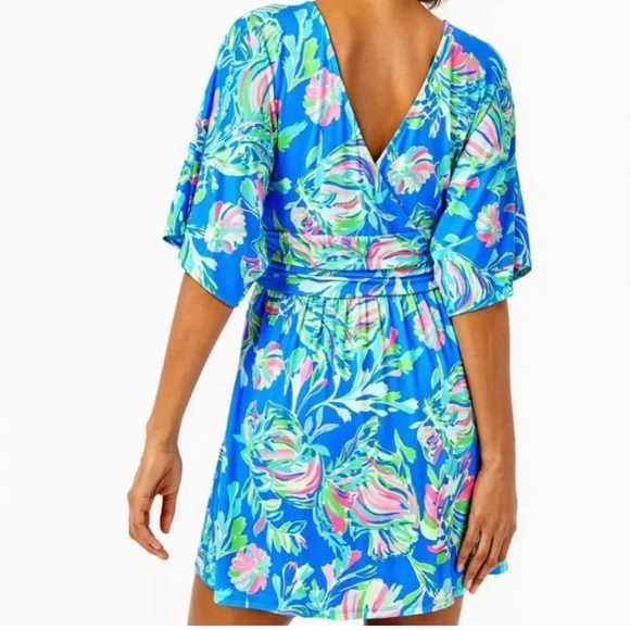 NWT Lilly Pulitzer *Hard to Find Print* Parigi Skort Romper, Size Medium - Picture 13 of 15
